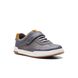 Clarks Boys Toddler Shoes - Grey leather - 751156F FAWN FAMILY K