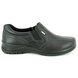 Alpina Comfort Slip On Shoes - Black leather - 4184/H EIKELEA TEX