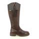 Barbour Knee-high Boots - Brown leather - LFO0727/BR96 INGRID ZIP