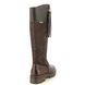 Barbour Knee-high Boots - Brown leather - LFO0727/BR96 INGRID ZIP