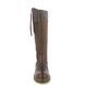 Barbour Knee-high Boots - Brown leather - LFO0727/BR96 INGRID ZIP