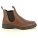 Barbour Chelsea Boots - Tan Leather - MFO0771/BR76 PATTON TEX CLINT