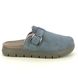 Begg Exclusive Slipper Mules - Denim Suede - 14121194W/74 ABBY   BOSTON