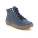 Begg Exclusive Hi Tops - Navy Nubuck - 15211168W/73 ARDA   KNIT HI