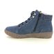 Begg Exclusive Hi Tops - Navy Nubuck - 15211168W/73 ARDA   KNIT HI