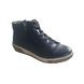 Begg Exclusive Hi Tops - Navy leather - 13651131W/71 ARDA   ZIP HI