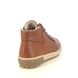 Begg Exclusive Hi Tops - Tan Leather - 13651131W/11 ARDA   ZIP HI