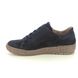 Begg Exclusive Lacing Shoes - Navy Suede - 13661131W/73 ARDA   ZIP