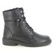 Begg Exclusive Lace Up Boots - Black leather - 970921W/31 BROOKE ZIP