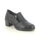 Begg Exclusive Shoe-boots - Black leather - 13601184W/31 FIONA  ZIP SHOE