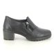 Begg Exclusive Shoe-boots - Black leather - 13601184W/31 FIONA  ZIP SHOE