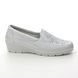 Begg Exclusive Comfort Slip On Shoes - Silver Glitz - 07667900 HELLICA 20 EXTRA WIDE