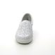 Begg Exclusive Comfort Slip On Shoes - Silver Glitz - 07667900 HELLICA 20 EXTRA WIDE