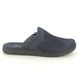 Begg Exclusive Mule Slippers - Navy Nubuck - 230728800/73 LEAMU