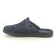 Begg Exclusive Mule Slippers - Navy Nubuck - 230728800/73 LEAMU