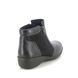 Begg Exclusive Ankle Boots - Black leather - 720679W/31 LEXI   ZIP BOOT