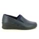 Begg Exclusive Comfort Slip On Shoes - Navy leather - 8621206W/71 LUNA   SLIP ON