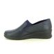 Begg Exclusive Comfort Slip On Shoes - Navy leather - 8621206W/71 LUNA   SLIP ON