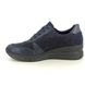 Begg Exclusive Trainers - Navy suede - 1067900W/73 MAE WEDGE ZIP