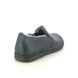 Walk in the City Slippers - Navy leather - 2307P37661/71 NOBLEY FUR