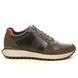 Begg Exclusive Trainers - Olive leather - 718T/90 SINA LACE