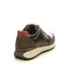 Begg Exclusive Trainers - Olive leather - 718T/90 SINA LACE