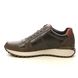 Begg Exclusive Trainers - Olive leather - 718T/90 SINA LACE