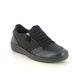 Begg Exclusive Comfort Slip On Shoes - Black suede - 14511196W/33 TAVI   ZIP