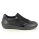 Begg Exclusive Comfort Slip On Shoes - Black suede - 14511196W/33 TAVI   ZIP