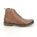 Begg Exclusive Boots - Tan Leather  - VUL065/M07002 VULCANO ZIP CAP