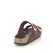 Birkenstock Slide Sandals - PLUM - 1027988/95 ARIZONA BIG BUCKLE