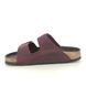 Birkenstock Slide Sandals - PLUM - 1027988/95 ARIZONA BIG BUCKLE