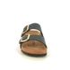 Birkenstock Slide Sandals - Khaki Leather - 1028030/91 ARIZONA LADIES