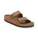 Birkenstock Slide Sandals - Tan Leather - 1028272/ ARIZONA LADIES