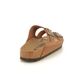 Birkenstock Slide Sandals - Tan Leather - 1028401/11 ARIZONA LADIES