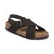 Birkenstock Comfortable Sandals - Black suede - 1029814/34 TULUM SOFT FOOTBED