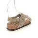 Birkenstock Comfortable Sandals - Taupe suede - 1024110/ TULUM SOFT FOOTBED