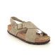 Birkenstock Comfortable Sandals - Taupe suede - 1024110/ TULUM SOFT FOOTBED