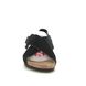 Birkenstock Comfortable Sandals - Black suede - 1024086/33 TULUM SOFT FOOTBED