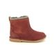 Clarks Toddler Girls Boots - Red leather - 438547G COMET FROST T