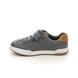 Clarks Boys Toddler Shoes - Grey leather - 751156F FAWN FAMILY K