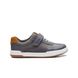 Clarks Boys Casual Shoes - Grey leather - 751157G FAWN FAMILY K