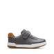 Clarks Boys Toddler Shoes - Grey leather - 751287G FAWN FAMILY T