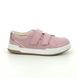 Clarks Girls School Shoes - Pink Leather - 589756F FAWN SOLO K