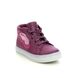 Clarks Toddler Girls Boots - Plum Leather  - 619447G FLARE SPARKY T