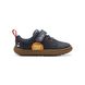 Clarks Boys Toddler Shoes - Navy leather - 785166F FLASH BRILL BUNGEE