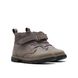 Clarks Toddler Boys Boots - Dark Grey - 783947G LORCAM TRAIL BUNGEE