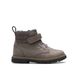 Clarks Toddler Boys Boots - Dark Grey - 783947G LORCAM TRAIL BUNGEE