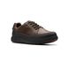 Clarks Comfort Shoes - Brown leather - 802667G MAPSTONE LO GTX