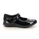 Clarks Girls School Shoes - Black patent - 722416F RELDA SEA K MARY JANE